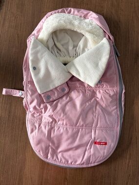 Skip Hop Pink Cozy Infant car seat cover